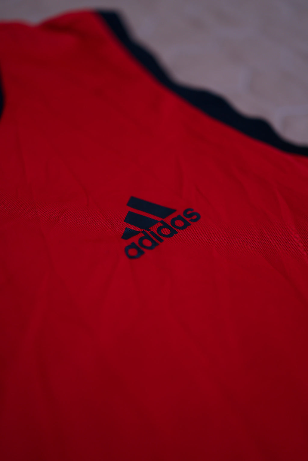 Adidas Sleeveless Sports Tank – Red & Black (Original)