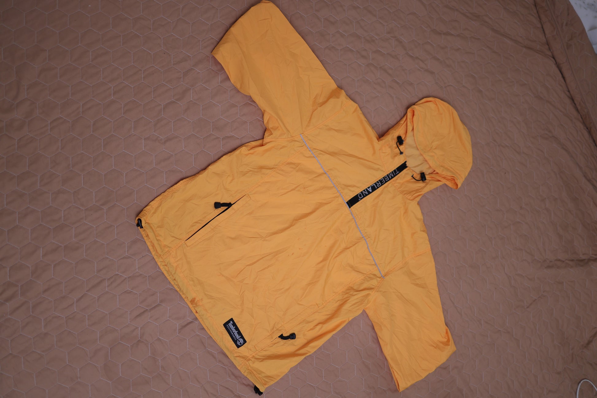 Timberland Yellow Performance Windbreaker Jacket – Thrift