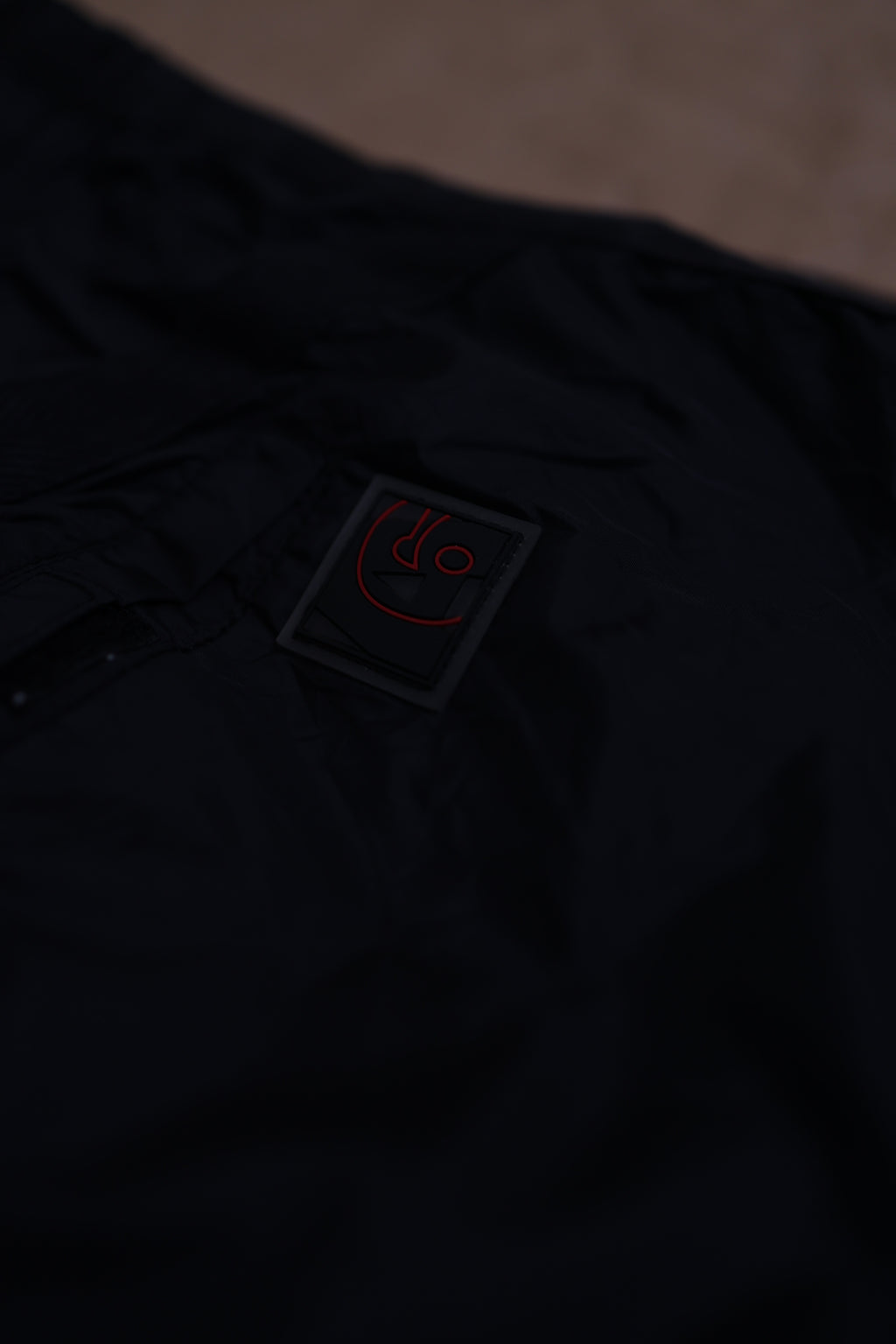 A6 Black Utility Track Pants – Relaxed Fit