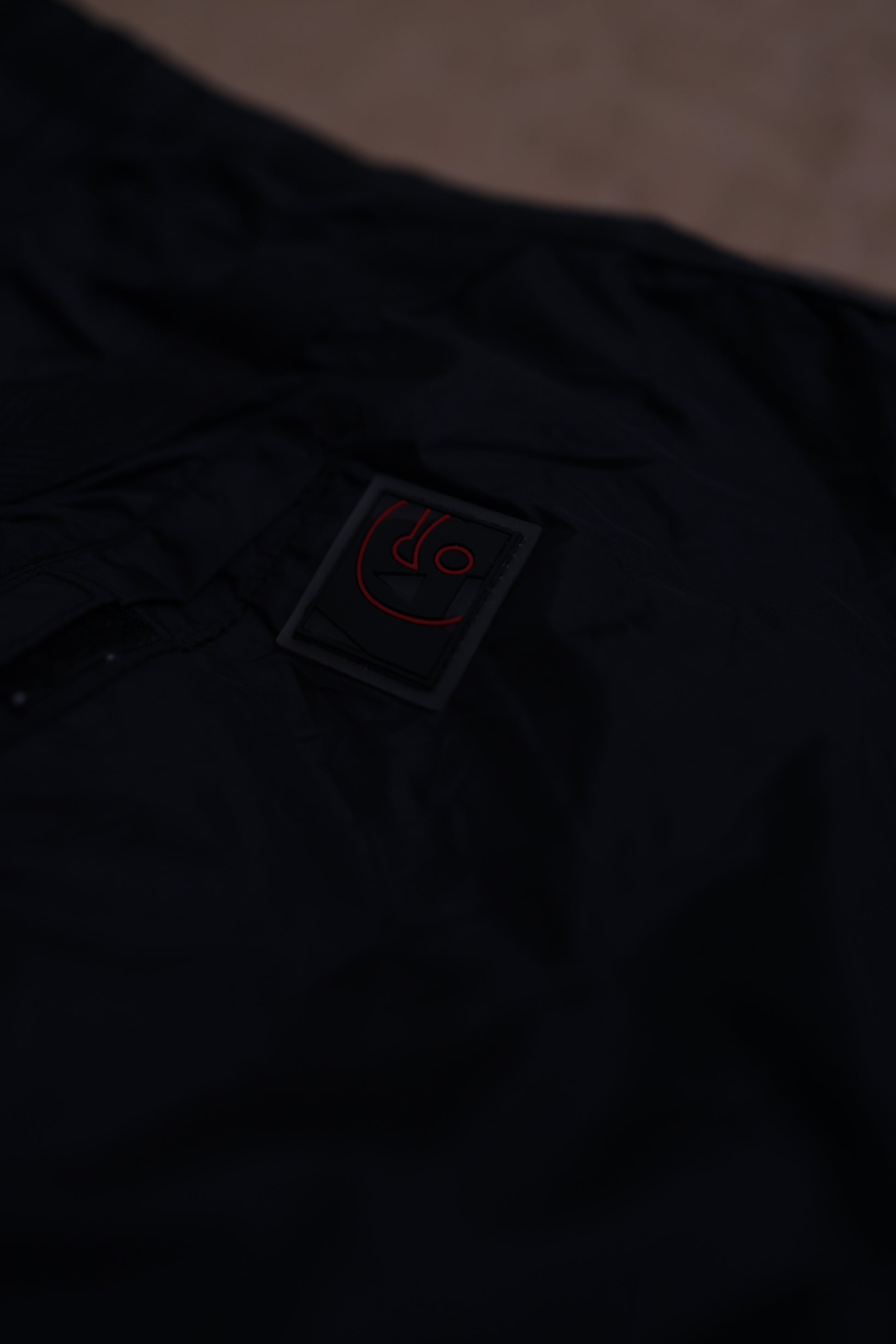 A6 Black Utility Track Pants – Relaxed Fit