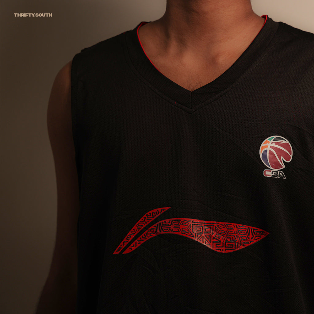 Reversible Basketball Jersey – Black/Red #10