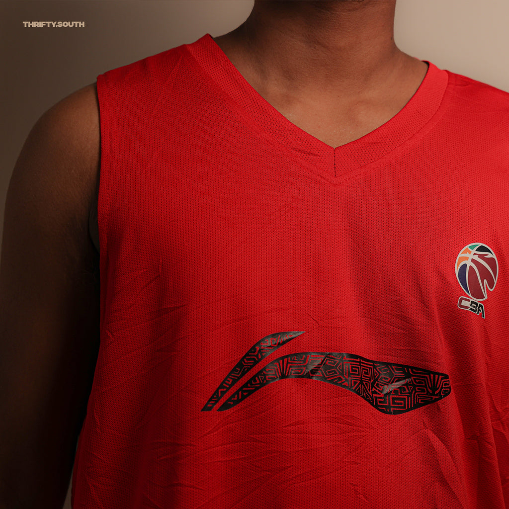 Reversible Basketball Jersey – Black/Red #10