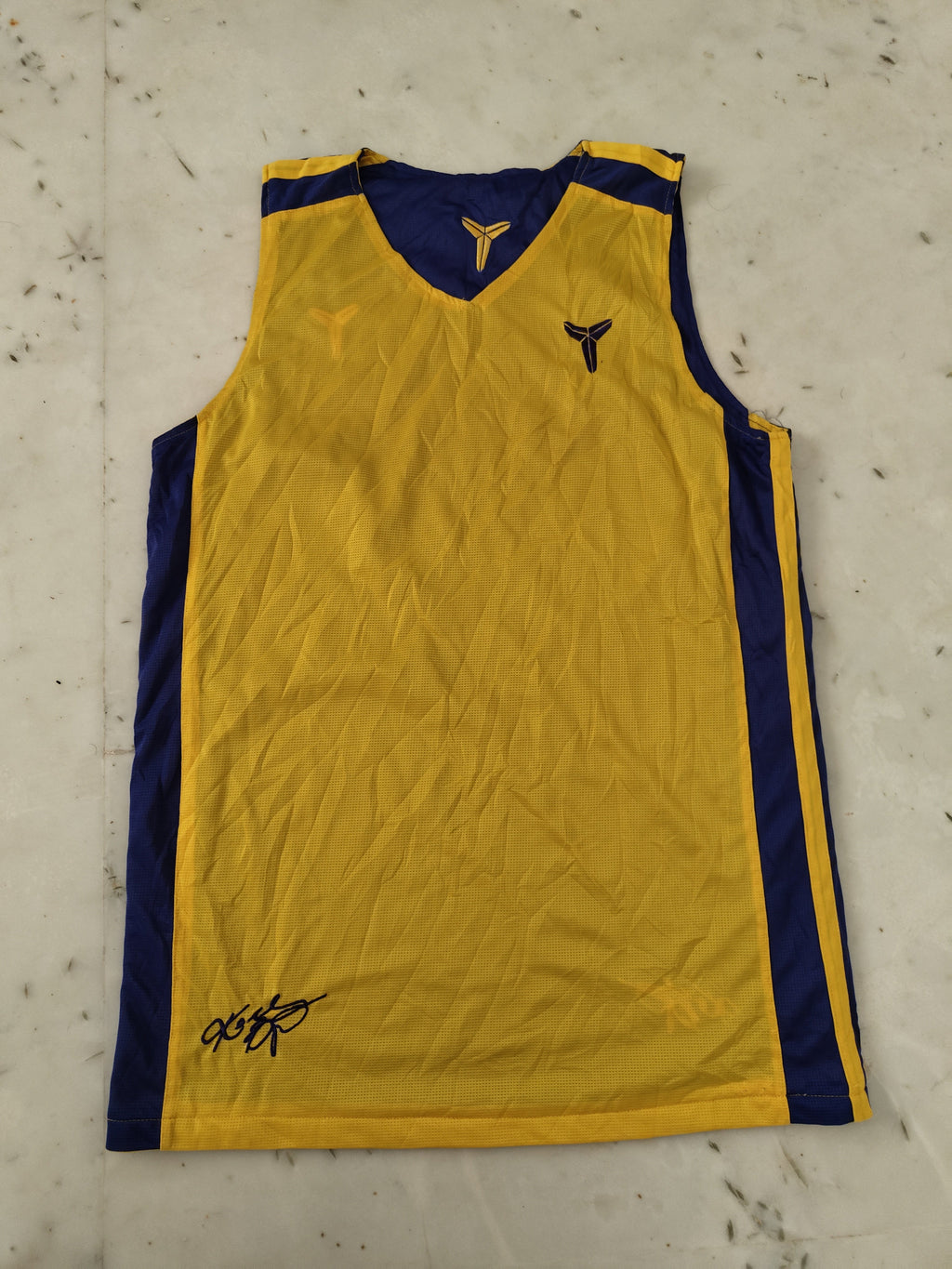 Kobe Bryant Inspired Reversible Basketball Jersey (Purple/Gold) – Size L