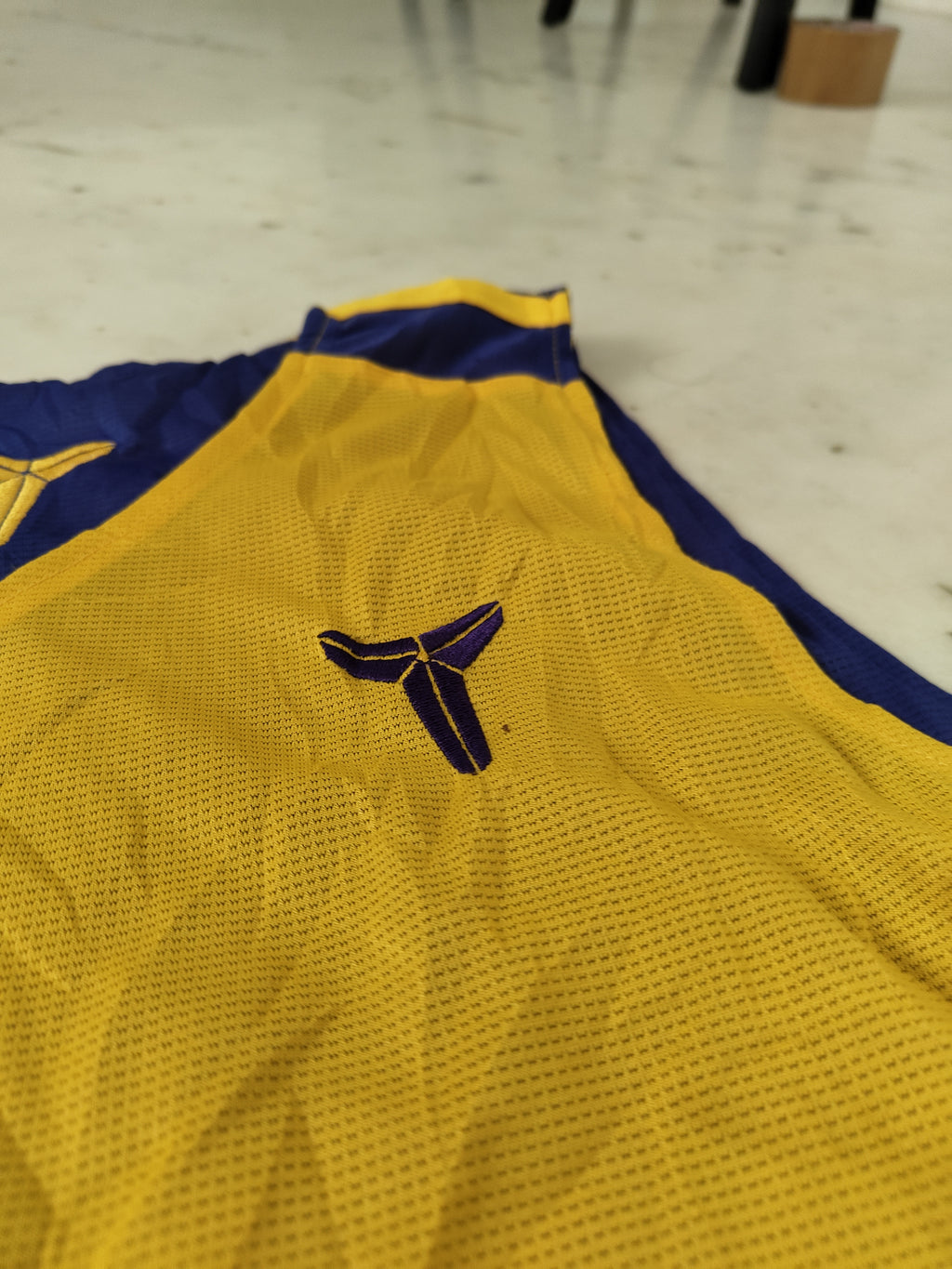 Kobe Bryant Inspired Reversible Basketball Jersey (Purple/Gold) – Size L