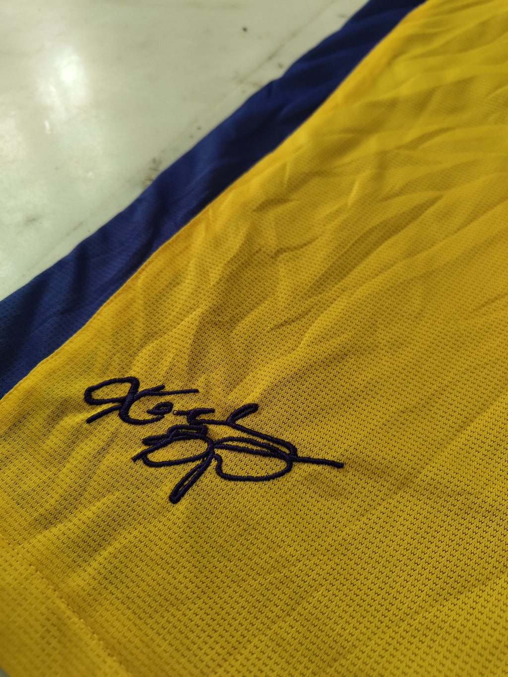 Kobe Bryant Inspired Reversible Basketball Jersey (Purple/Gold) – Size L