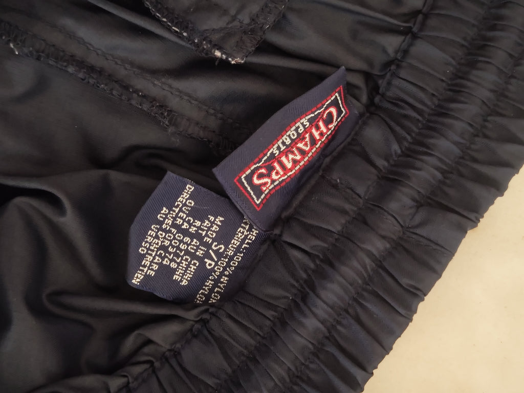 Champ's Sports Black Nylon Track Pants – Size S