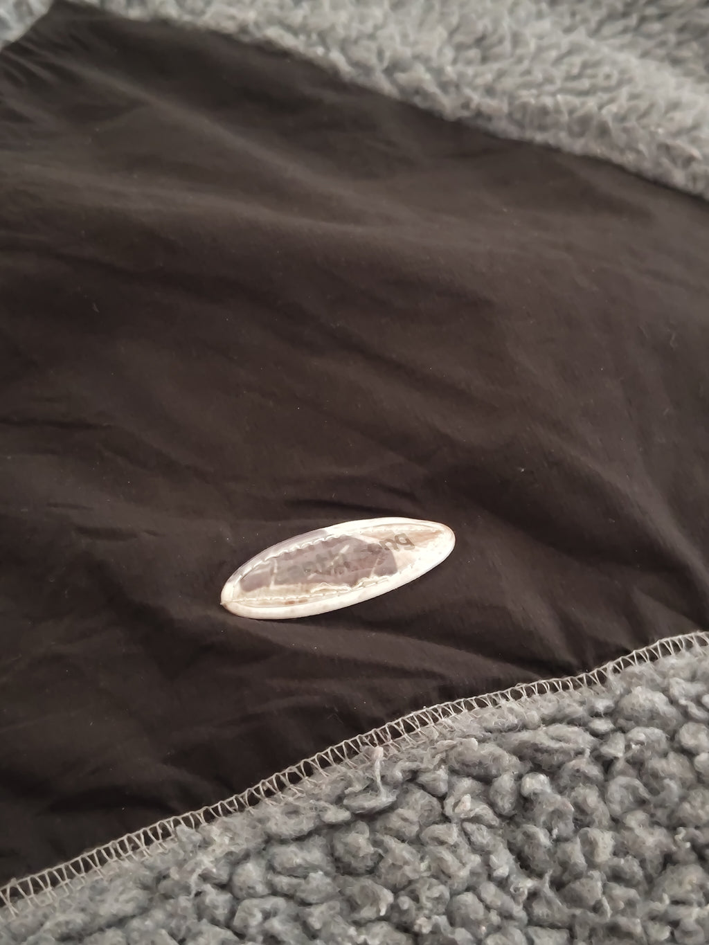 Grey Sherpa Hoodie Jacket