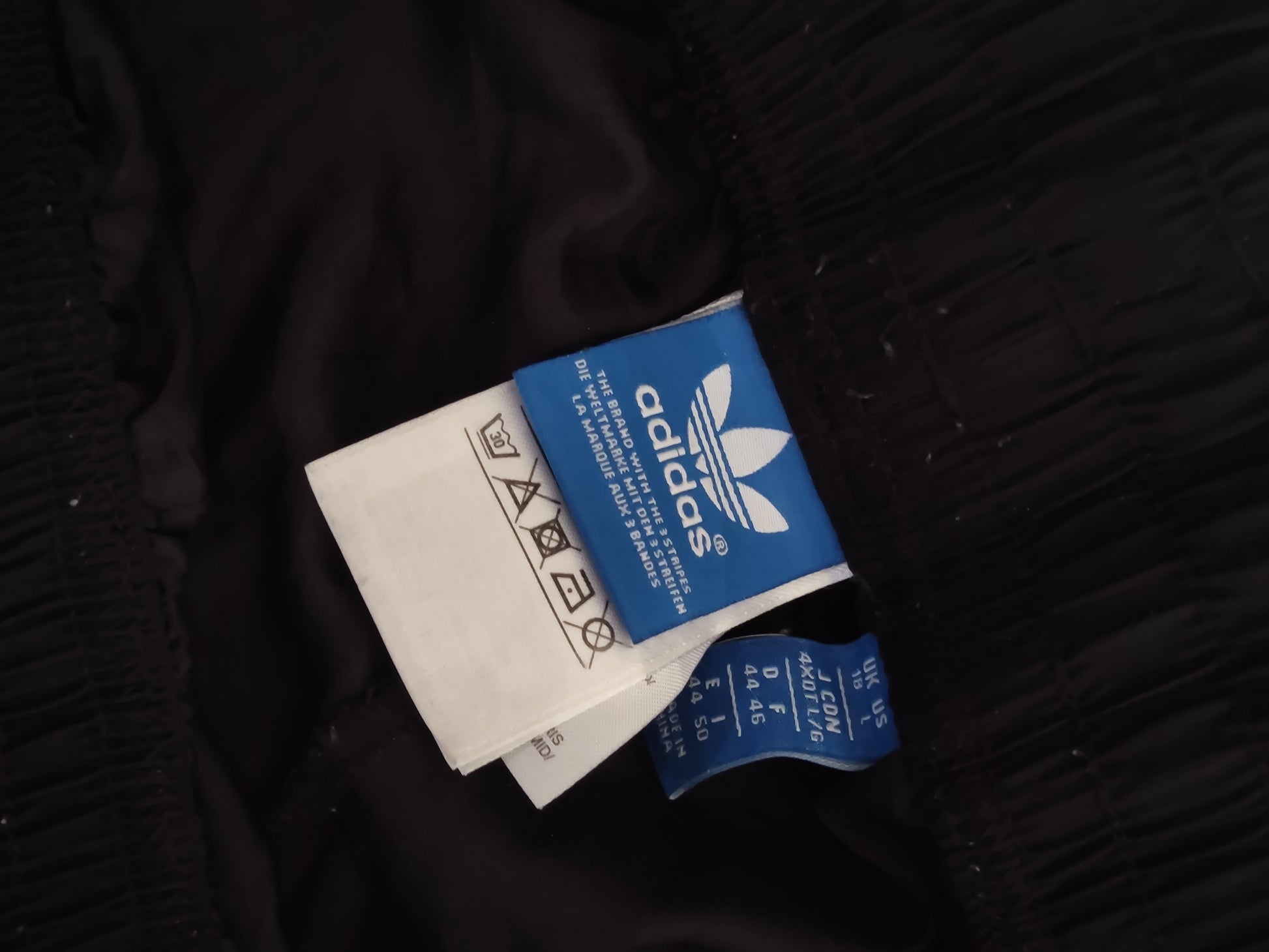 Adidas Originals Men's Black Track Pants (Trefoil Logo)